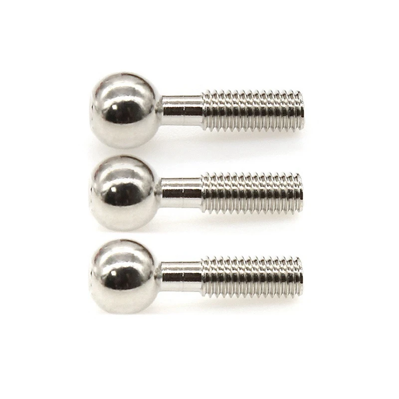 3Pcs Metal Suspension Arm Ball Head Screws FZ74 97029 For Kyosho FW06 SSS RRR RC Car Spare Parts Accessories