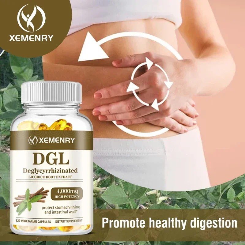 DGL Licorice Capsules - Natural Digestive Aid Promotes A Healthy Gastrointestinal Tract