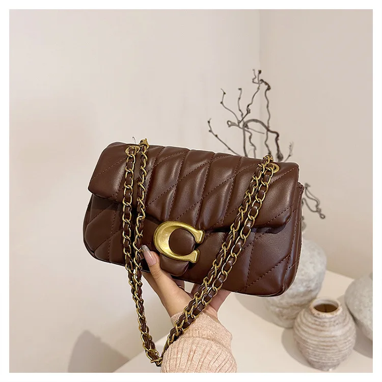 

Diamond grid chain advanced bag, high-quality small women's bag, stylish scented crossbody bag new bag crossbody bagshoulder bag