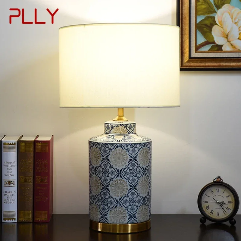 

PLLY Contemporary CeramicTable Lamp Creativity Living Room Bedroom Study Hotel Homestay engineering Desk Light