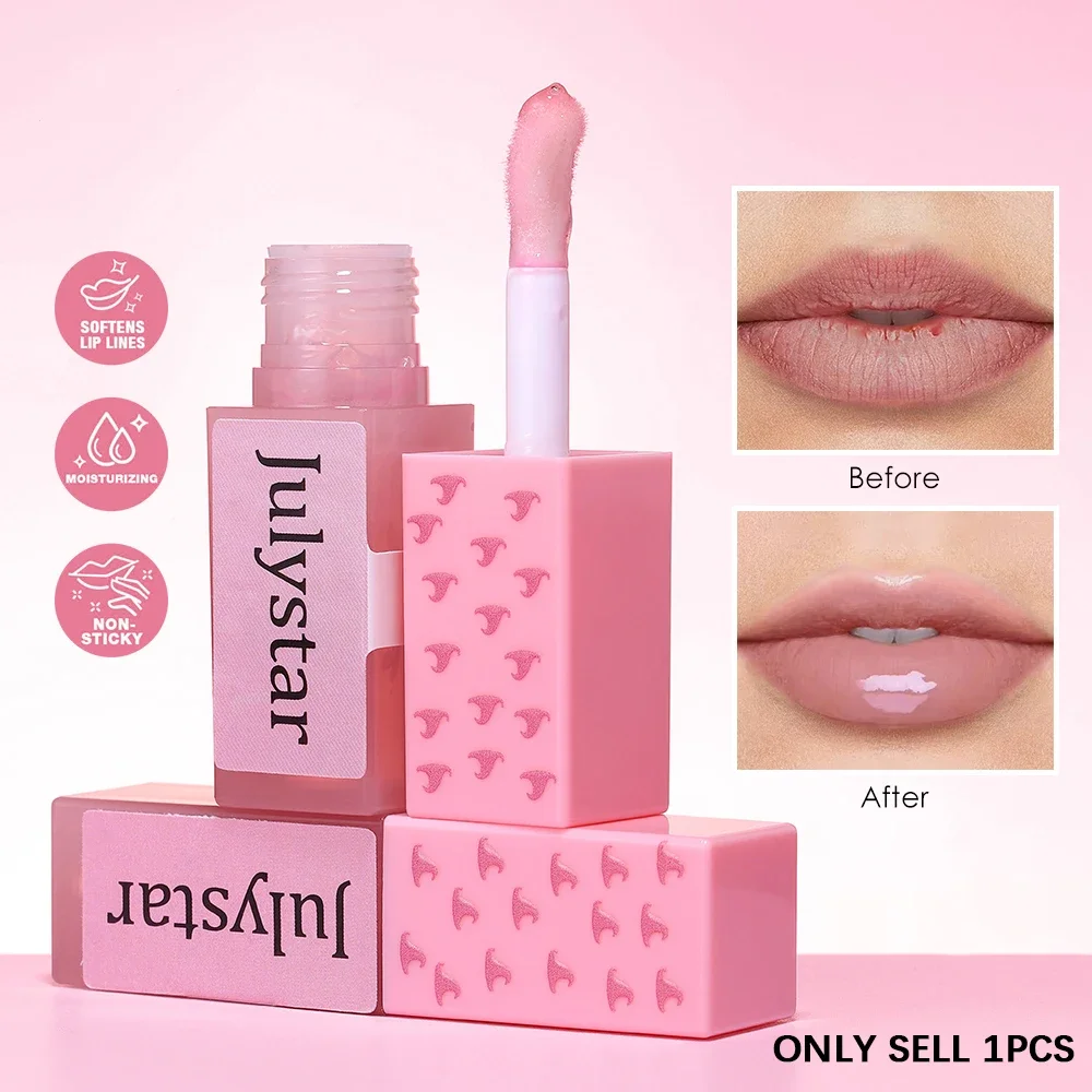 Non-sticky Gloss Lip Oil, Deep Hydrating Primer, Soften Rough Lips, Translucent Tone Fit All Skin Tones