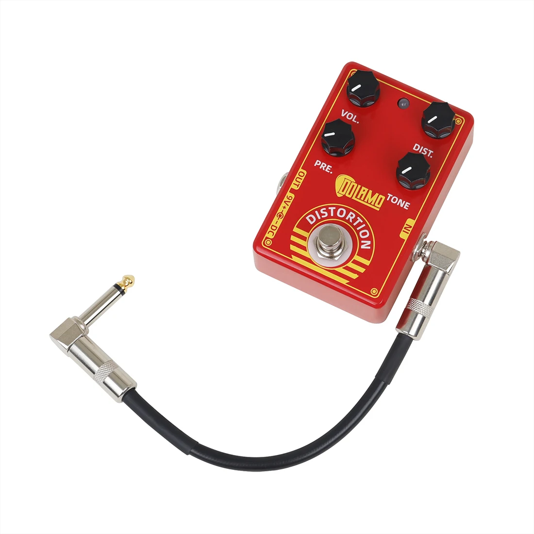 

Electric Guitar Effect Pedal Patch Cable Cord Right Angle Plug Low Noise Shielded Audio Cable Leads Guitar Parts & Accessories