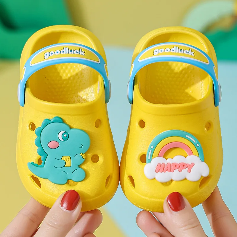 Kids Slippers for Boys Girls Cartoon Shoes 2023 Summer Toddler Flip Flops Baby Indoor Slippers Beach Swimming Slippers