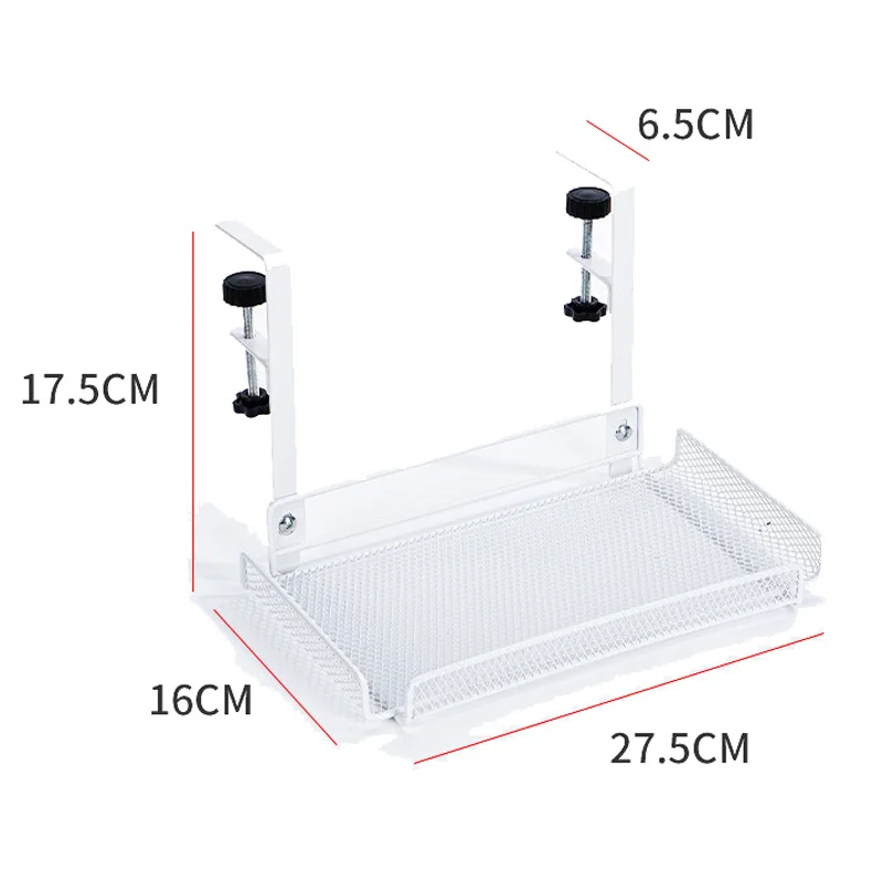 Under Desk Cable Management Tray No Drill Steel Desk Cable Organizers Wire Management Tray Cable Management Rack Storage Shelf