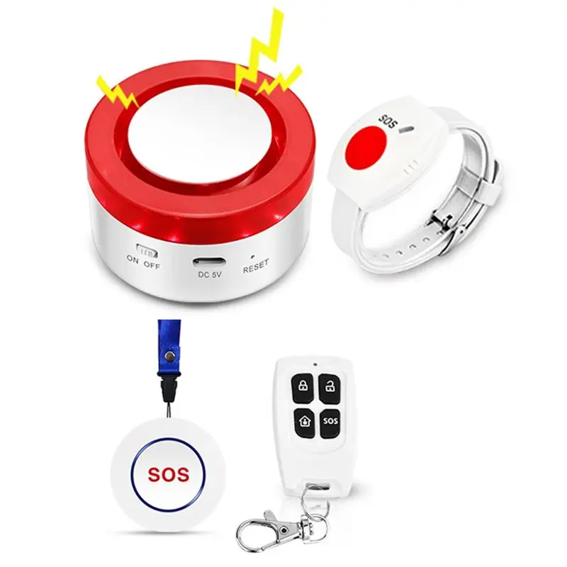 

BNVN-Wifi Emergency Fall Alert Device For Elderly Senior SOS Panic Button Life Caregiver Pager Tuya Smart APP Notification EU Pl