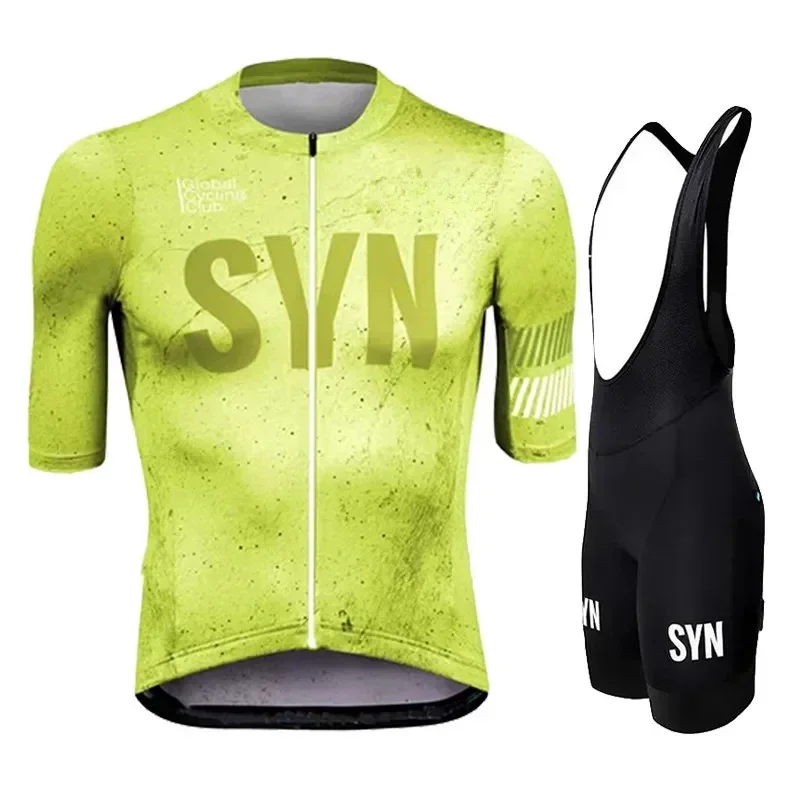 Image of 2025 KBORA SYN Sportteam-Trainings-Radbekleidung Atmungsaktive Herren Kurzarm-Mallot Ciclismo Hombre Radsport-Trikot-Sets
