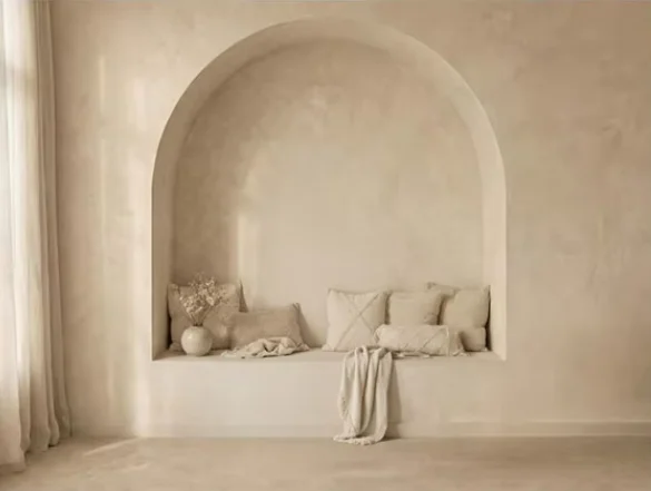 

Фон для фотосъемки Bohemia: Бежевая комната, зеленая занавеска, арка, стена. Декор для портретов взрослых, на день рождения, для беременных. Фон для фотостудии.