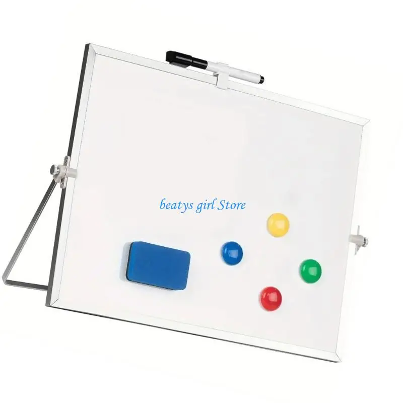 C7AB Set Papan Tulis Magnetik 40X30Cm Area Dua Sisi untuk Kantor Kelas Rumah