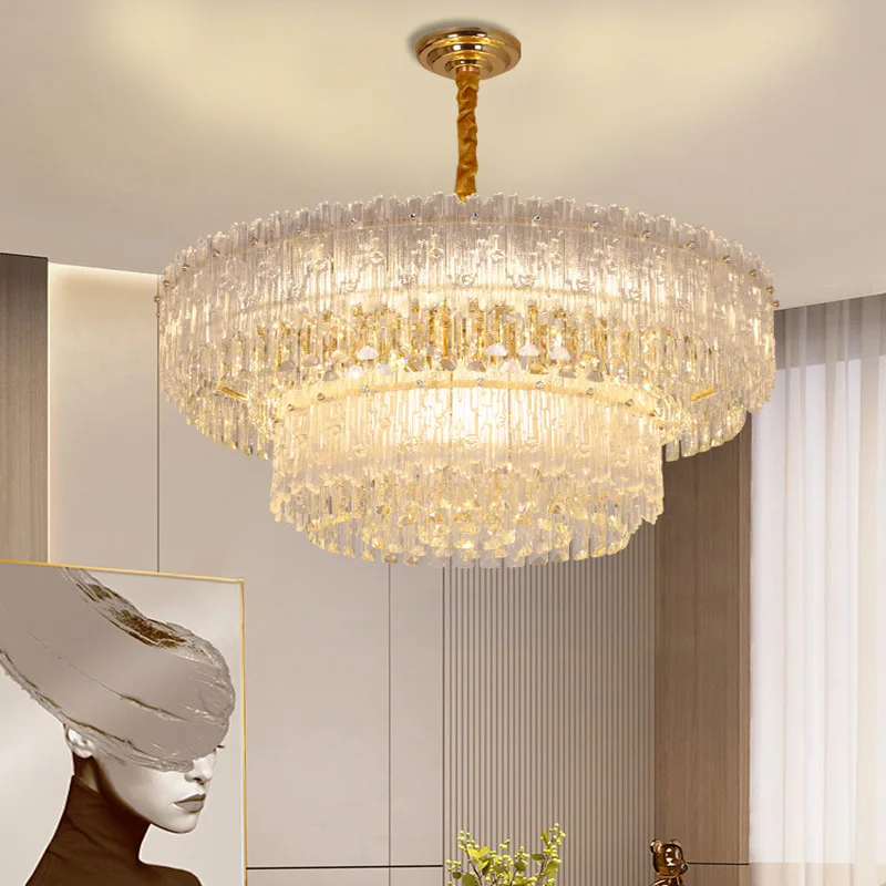 

Modern minimalist living room, hotel dining room lamp, villa home chandelier room decor pendant lights