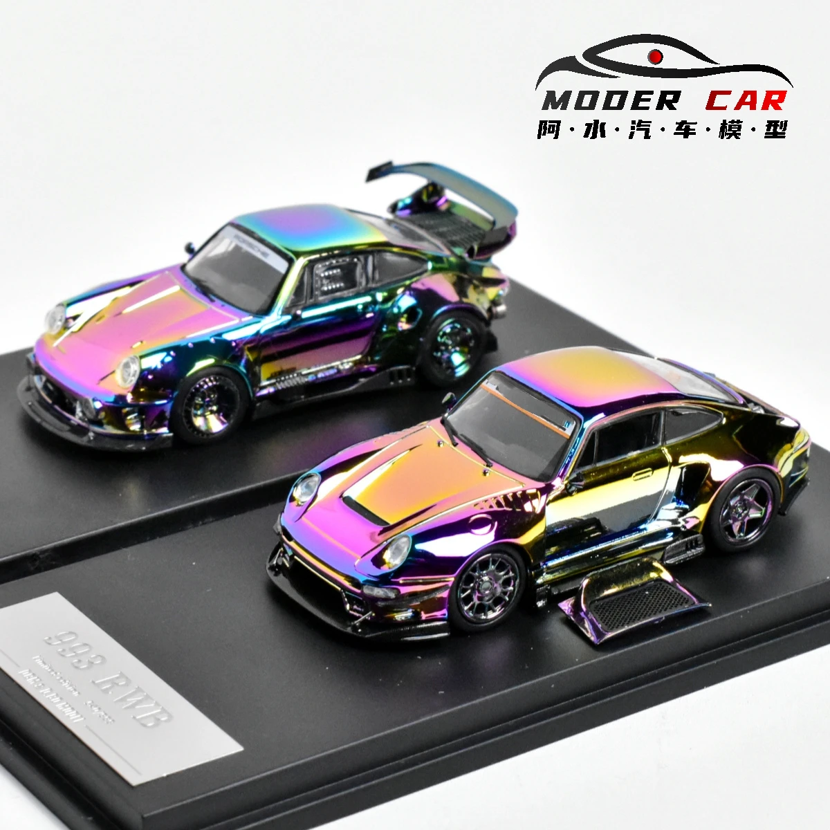 DCM x DragonBo 1:64 RWB 993 964 Diecast Model Car