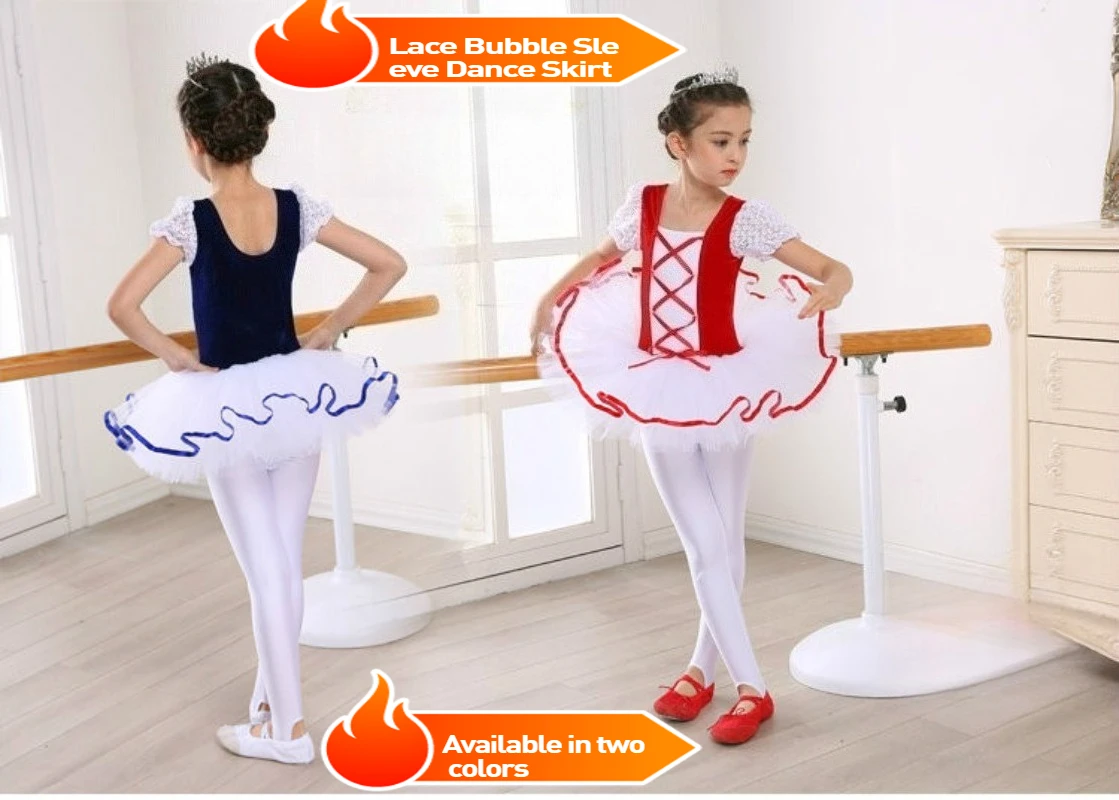 

Children's Dance Skirt Tutu Ballet Girl Practice Costume Princess Gauze Skirt Performance Costume Children's Dance Skirt