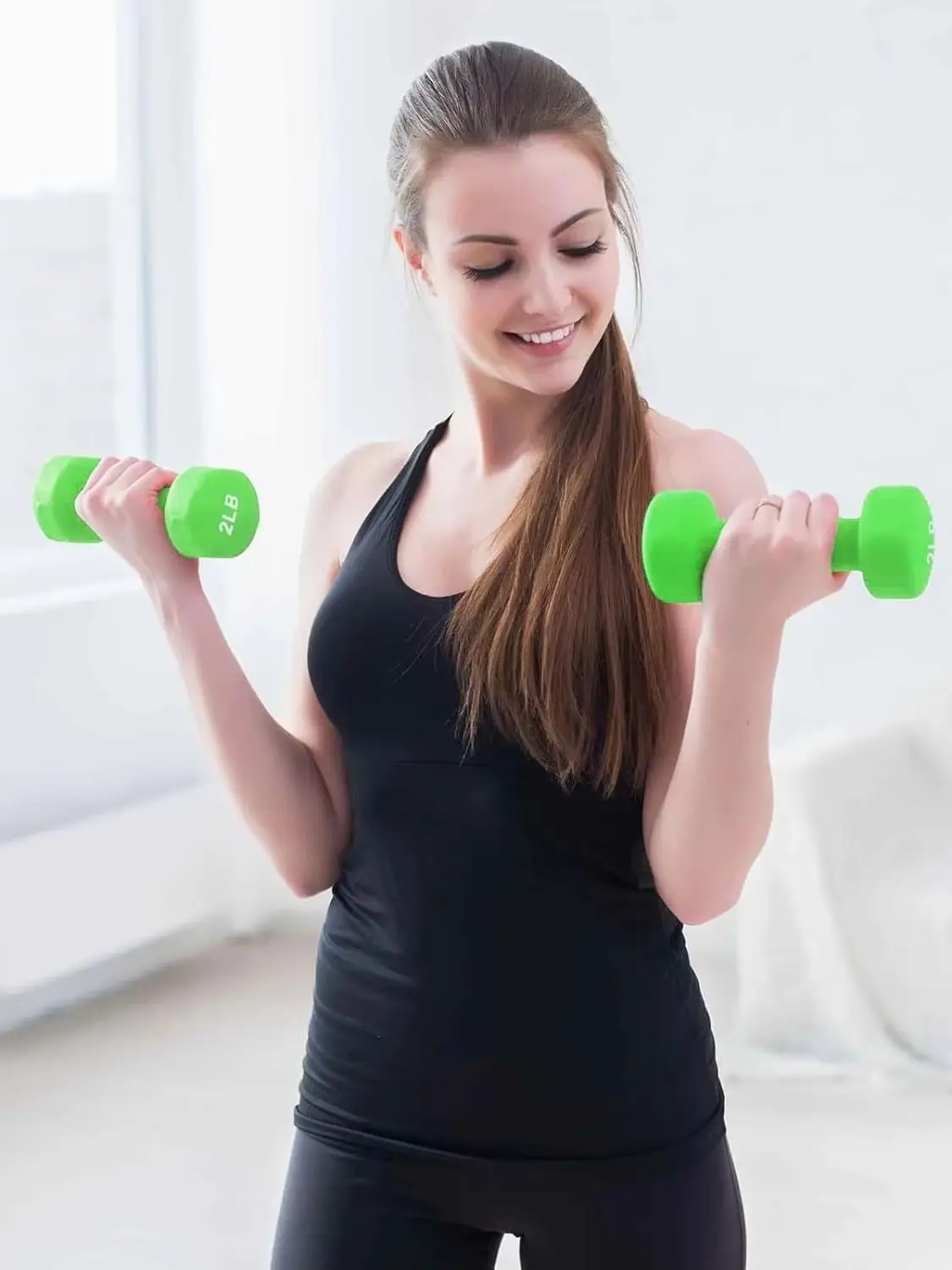Neopren-Kurzhantel-Set inkl. praktischem Ablage-Ständer/mit Box | Rutschfeste Hanteln für sicheres Heimtraining – Ideal für Damen & Kinder