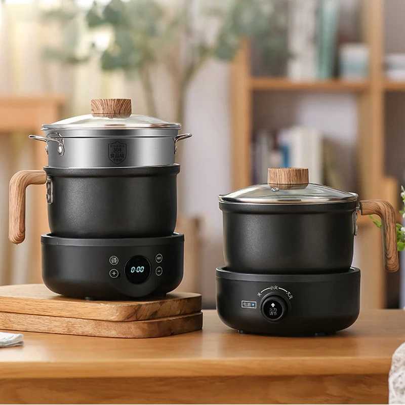 Fornelli elettrici multifunzione 110V/220V padella da cucina a vapore padella antiaderente dormitorio Smart Split pentola elettrica spina europea