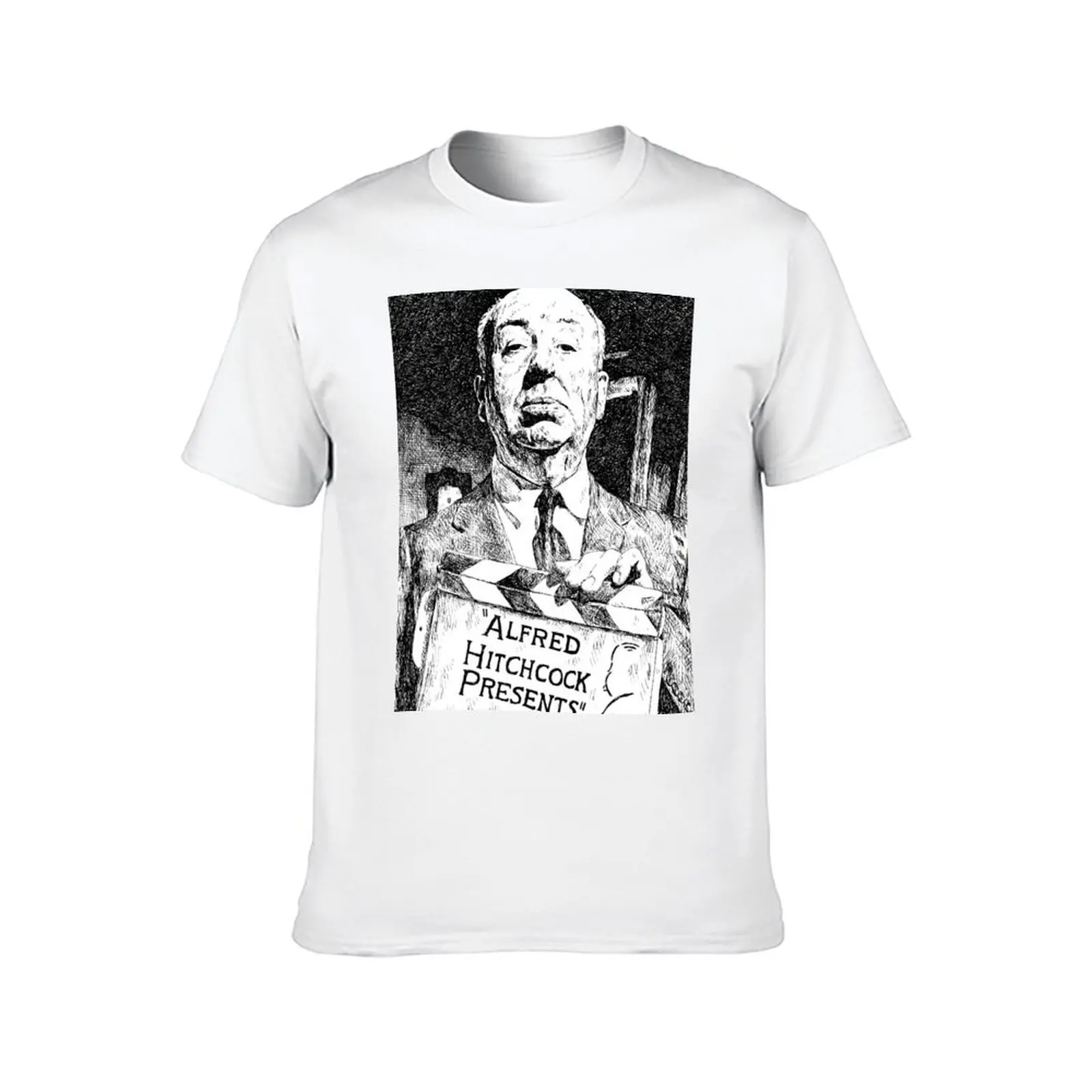 Alfred Hitchcock Presents T-Shirt man t shirts for men casual cotton t shirts high quality T-Shirt