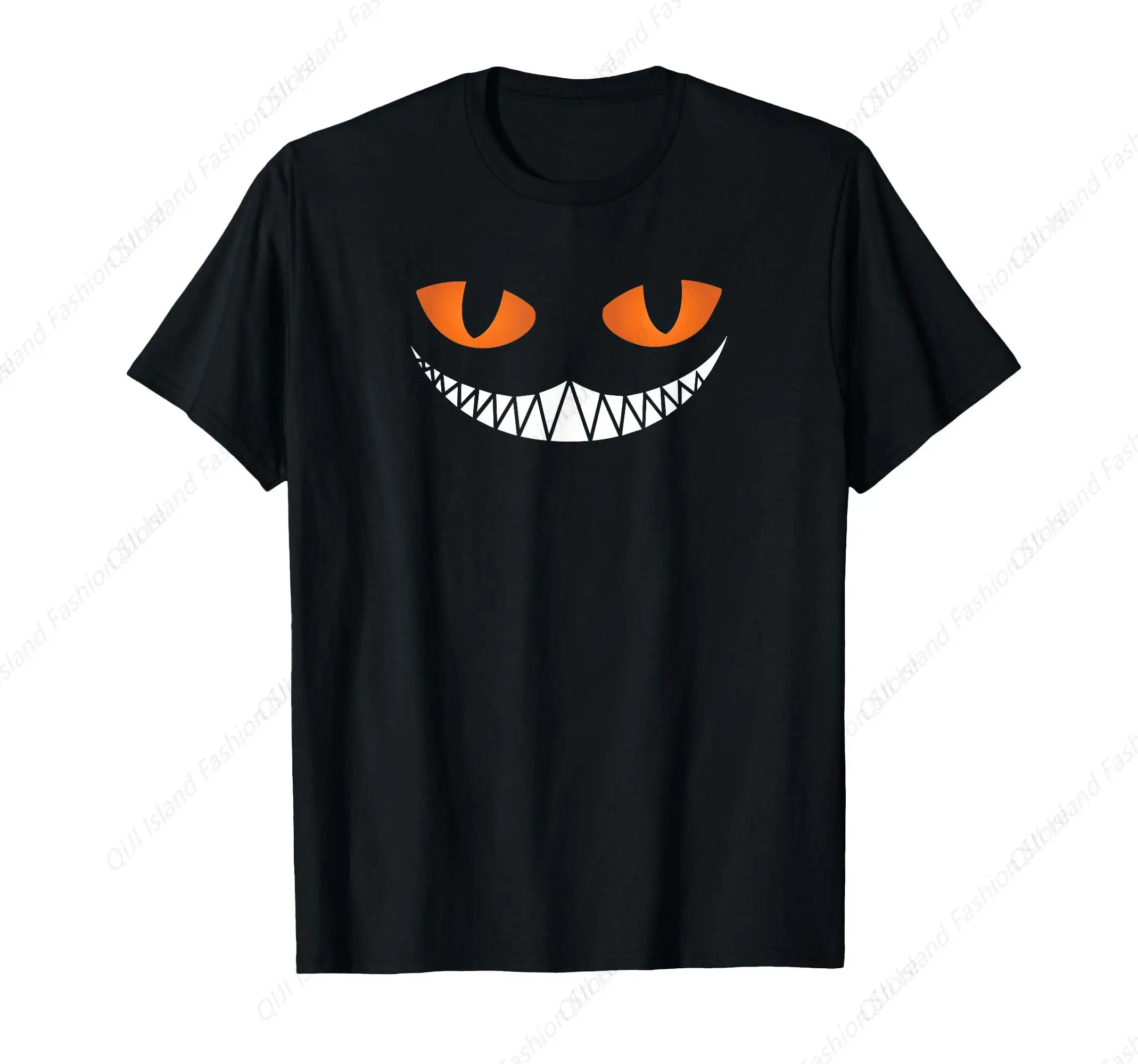 

Halloween Themed Smiling Cheshire Cat Costume T-Shirt for Men Women