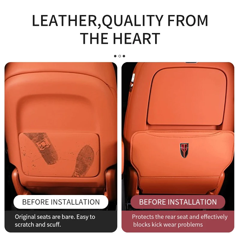 Car Seat Anti Kick Mats Seat Back Child Protective Cover Anti Scratch Pads For Hongqi H9 HS5 H5 H7 E-HS9 E115 HS7 2021 2022 2023