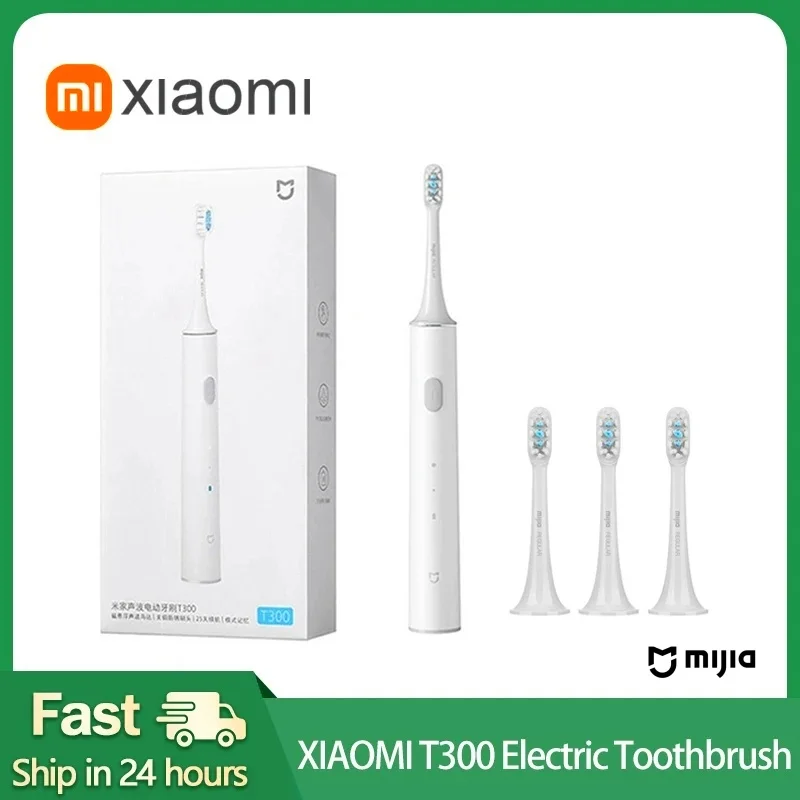 

xiaomi-mijia T300 Original Electric Sonic Toothbrush Ultrasonic Whitening Teeth Vibrator Smart Automatic Teeth Tooth Brush - Ali