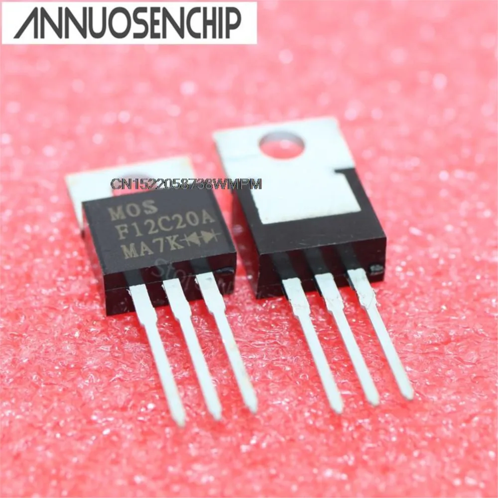 10PCS New and Original TO-220 F12C20A F12C20 12C20