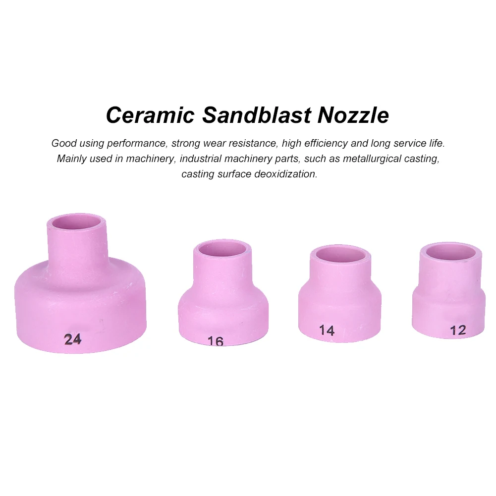 Ceramic Sandblast Nozzle Alumina Sand Blasting Ceramic Nozzle Cups Welding Equipment