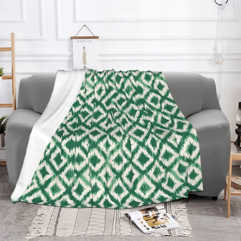 

Ethnic Style Bohemia Blanket Flannel Textile Decor Breathable Lightweight Thin Throw Blanket for Bedding Couch Plush Thin Quilt