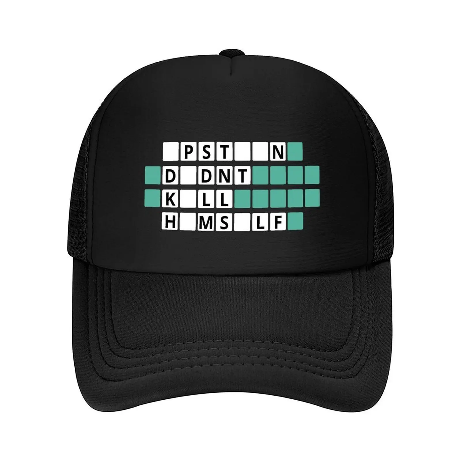 

Epstein Didn't Kill Himself Word Puzzle Hangman Baseball Cap Golf Cap Golf Hat sailor cap for men Men's Luxury Women's