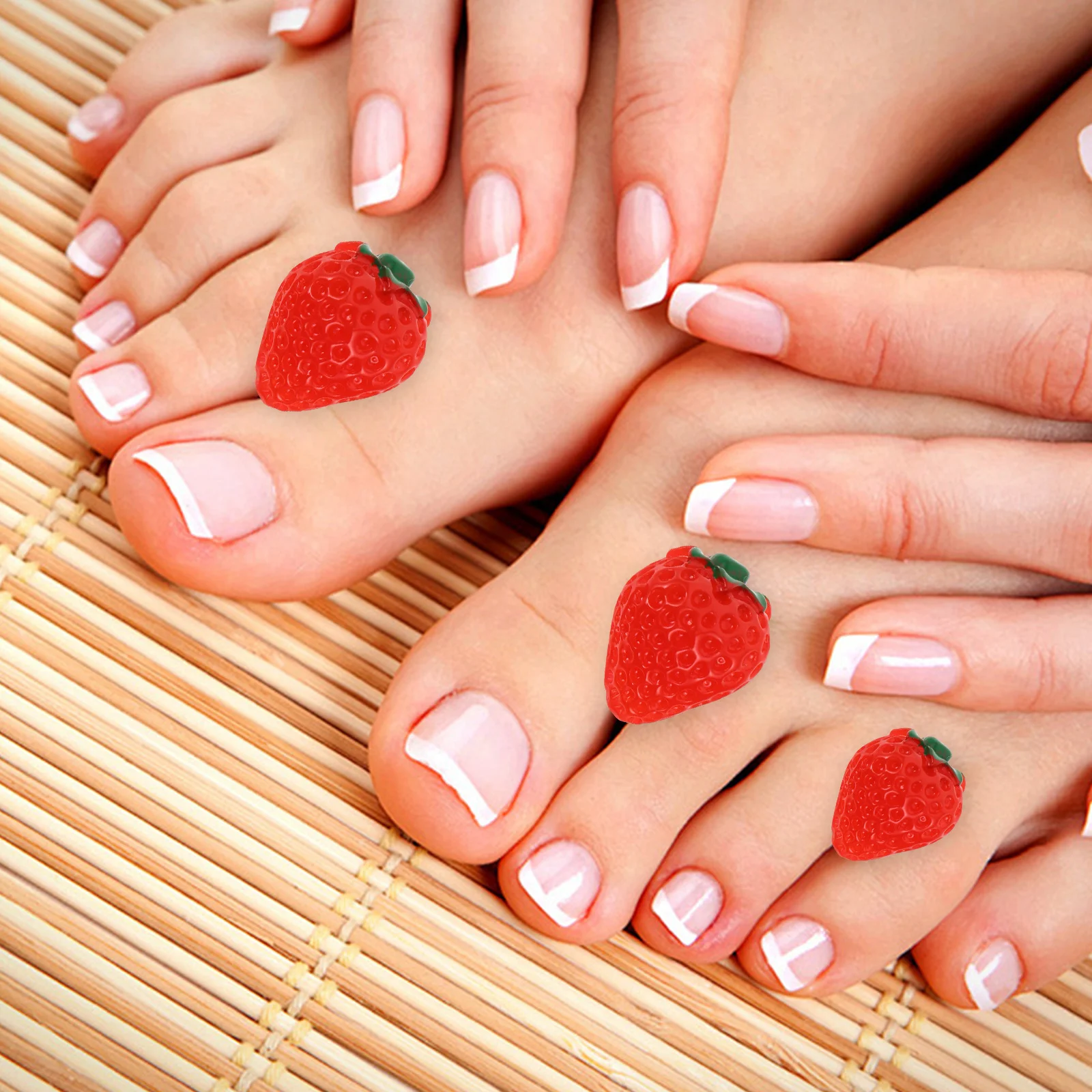 8 pezzi separatori per dita dei piedi in silicone morbido regolabile antiscivolo per pedicure nail art manicure cura set distanziatori per piedi riutilizzabili lavabili