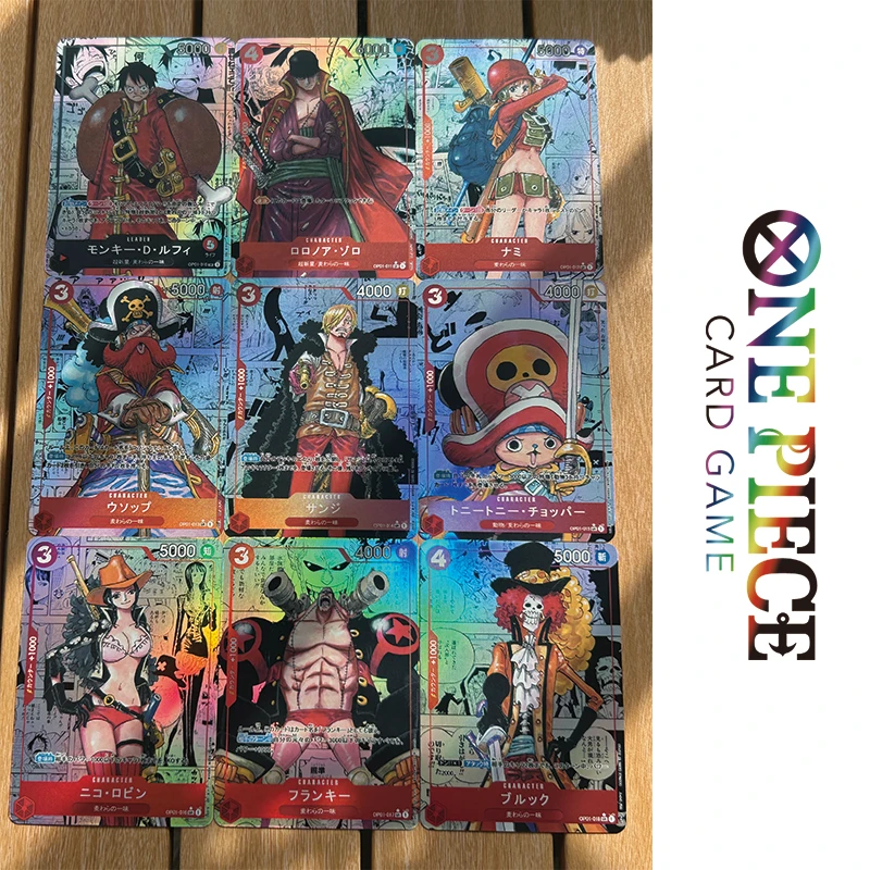 One Piece Diy Opcg Homemade Card Anime Characters Boa-Hancock Bronzing Color Flash Collection Card Christmas Birthday Gift