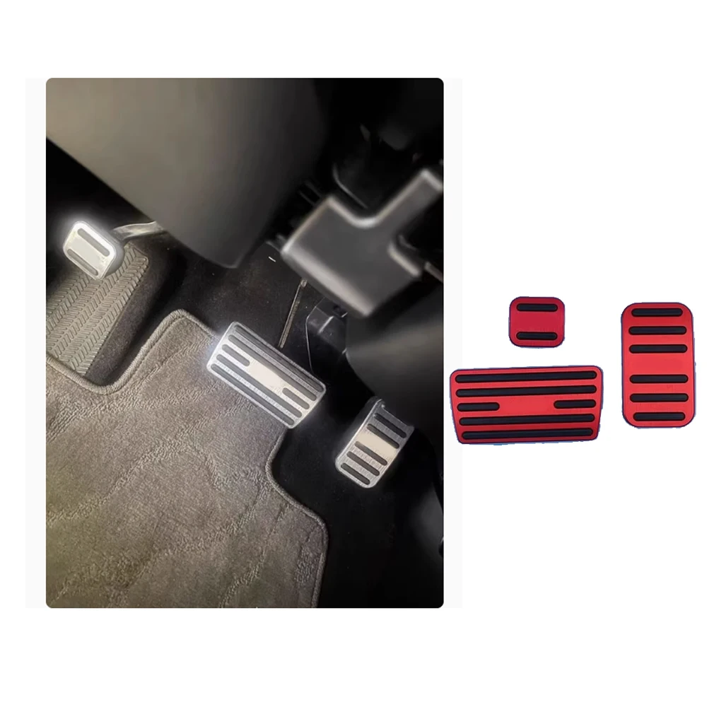 Car Gas Brake Pedal for Honda Stepwgn RK 2010~2015 2011 No Drilling Rubber Anti-Slip Footrest Fuel Pedals Cover Part Accessories