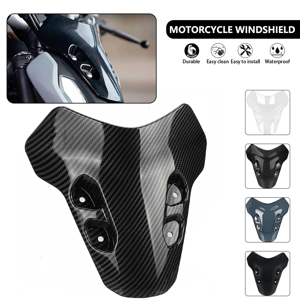 

For YAMAHA MT-07 MT 07 2021 2022 2023 2024 MT07 Motorcycle Accessories Windscreen Windshield Windproof Wind Screen Deflector