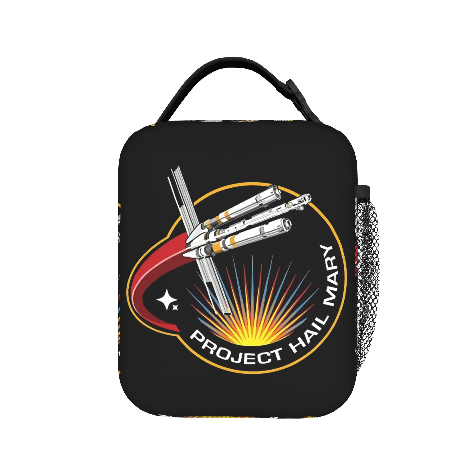 Project Hail Mary Mission Patch Insulated Lunch Bag Thermal Bag Reusable,Meal Container  High Capacity Tote Lunch Box Picnic