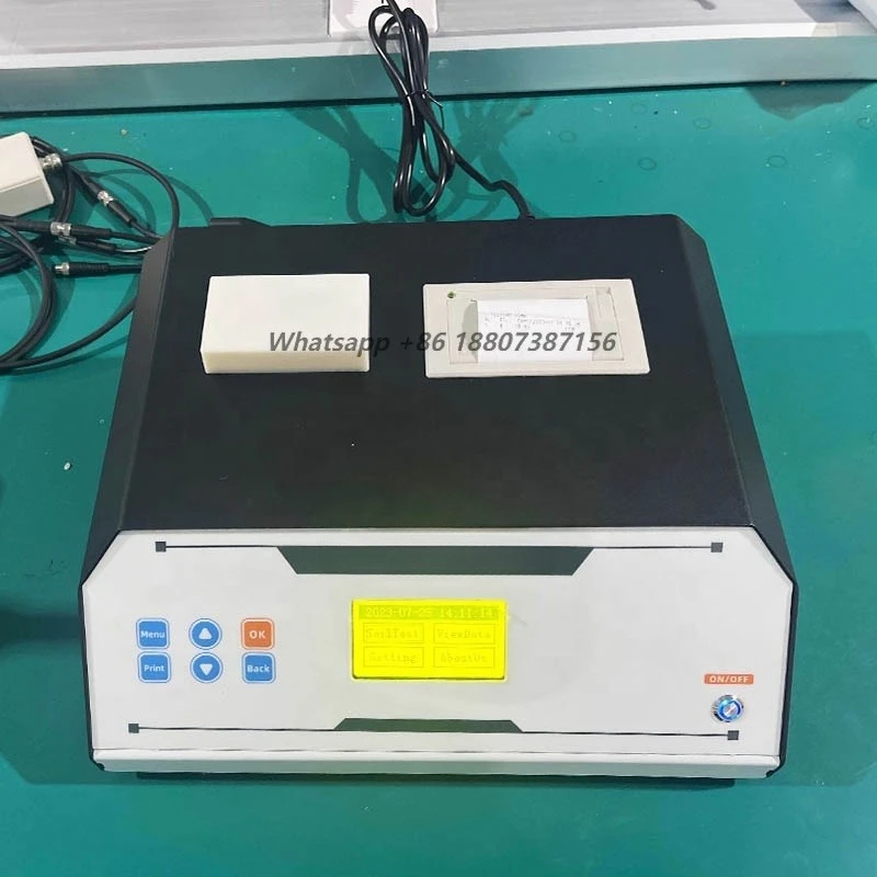 Soil Nutrient Tester Lab Agriculture Tester Fertilizer Testing Organic Matter Salinity Soil Nutrient Analyzer