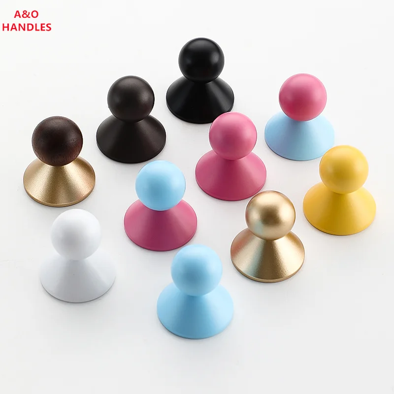 Handles Drawer Cabinet Furniture Kitchen Handles for Cabinet Knob Door Drawer Furniture Kitchen Cartoon Simple Chinese Style