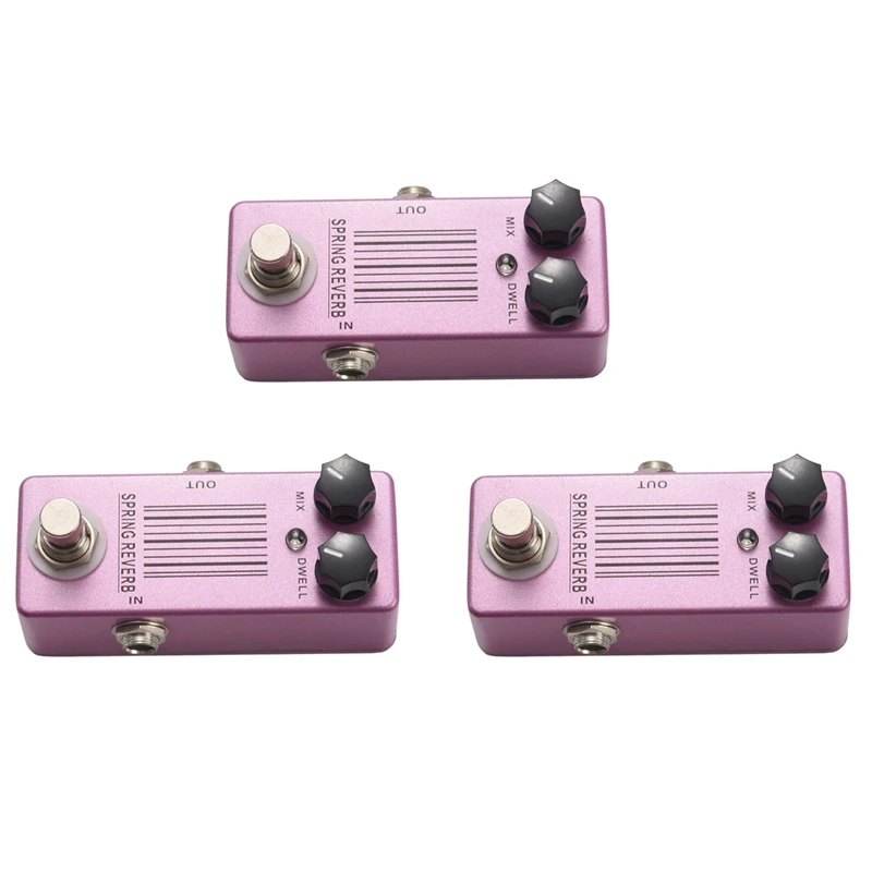 

3X MOSKY MP-51 Spring Reverb Mini Single Guitar Effect Pedal True Bypass Guitar Parts & Accessories