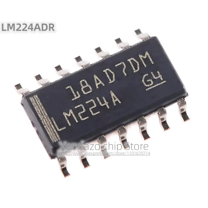 10pcs/lot LM224ADR LM224A SOP-14 package Original genuine Operational amplifier chip