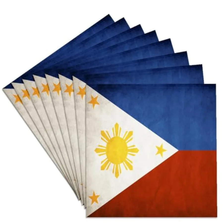 

CST_28282_4 Philippines Flag-Ceramic Tile Coasters Set of 8