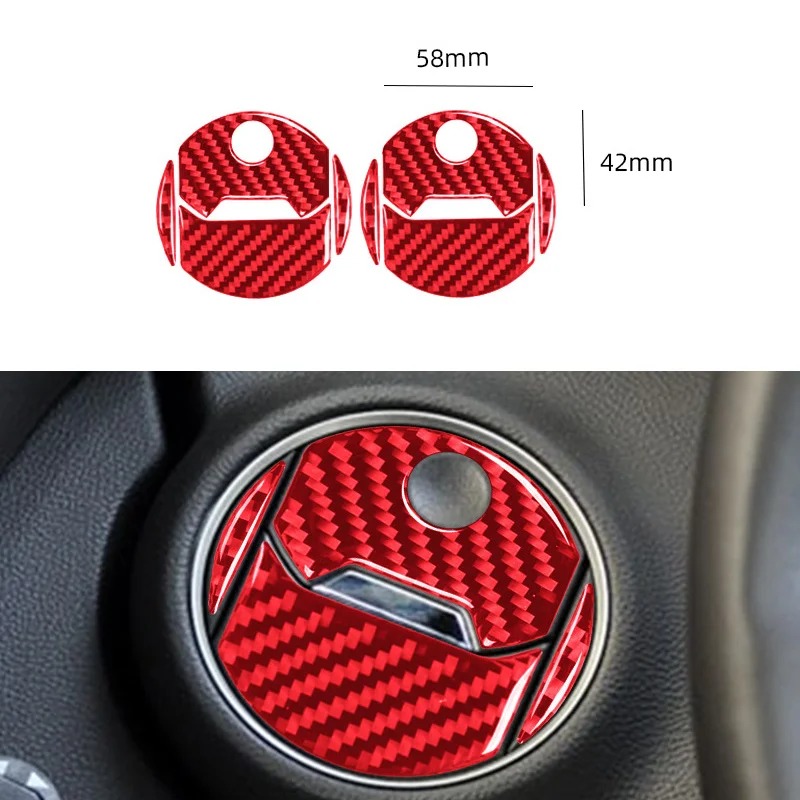 

Carbon Fiber Car Side Vent Outlet Sticker Decal Interior Trim Cover for Chevrolet Camaro 2010-2015 Accessories