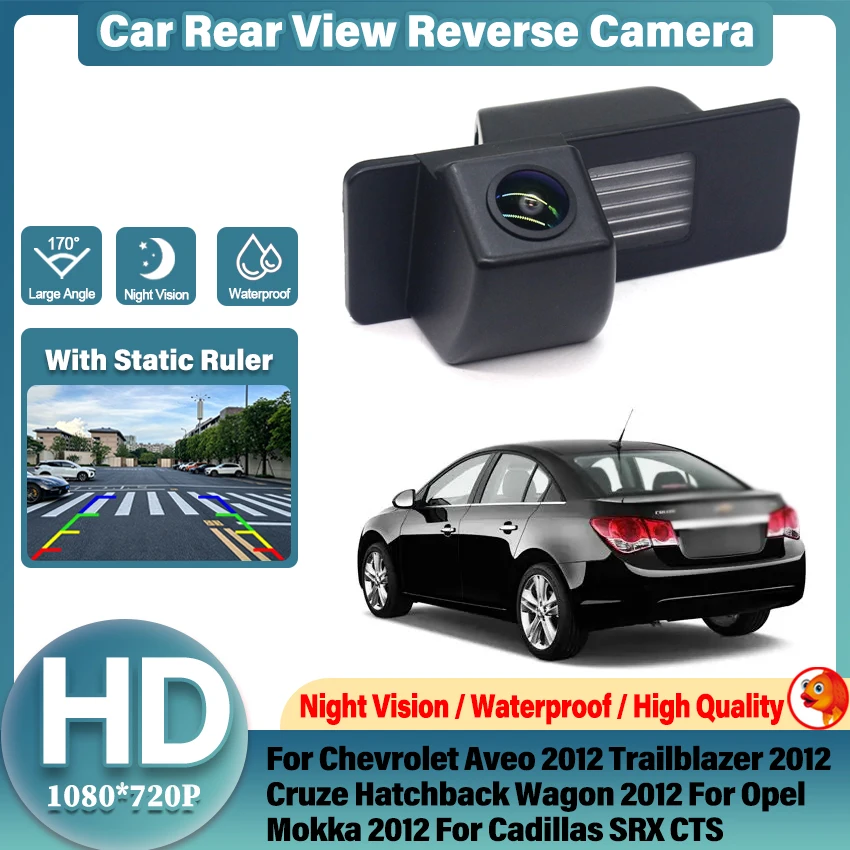 Car RearView Camera For Chevrolet Aveo 2012 Trailblazer 2012 Cruze Hatchback Wagon 2012 For Opel Mokka 2012 For Cadillas SRX CTS