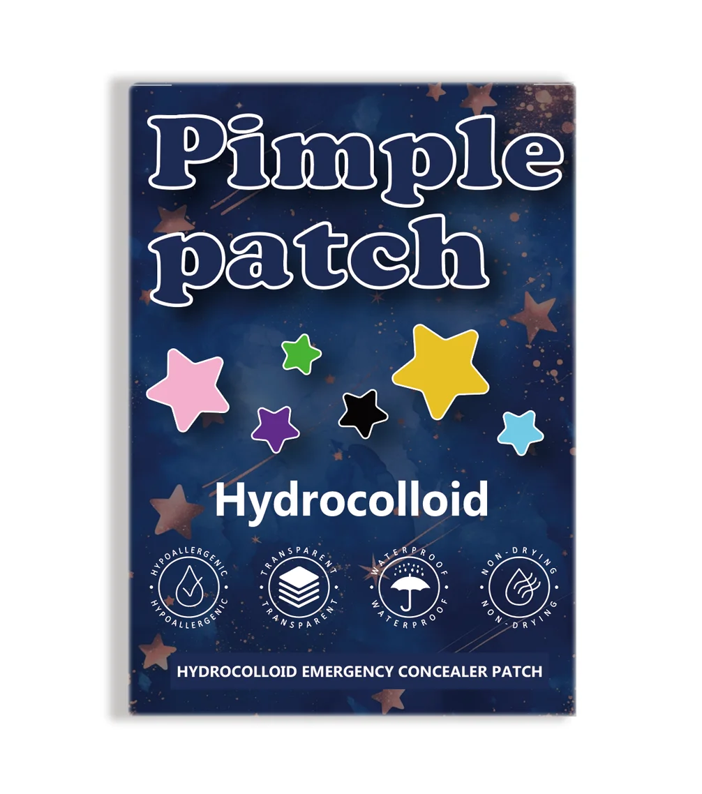 280 قطعة من رقع حب الشباب متعددة الألوان على شكل نجمة، رقع حب الشباب للوجه، رقع حب الشباب المخفية، ورقع البثور، رقيقة جدًا