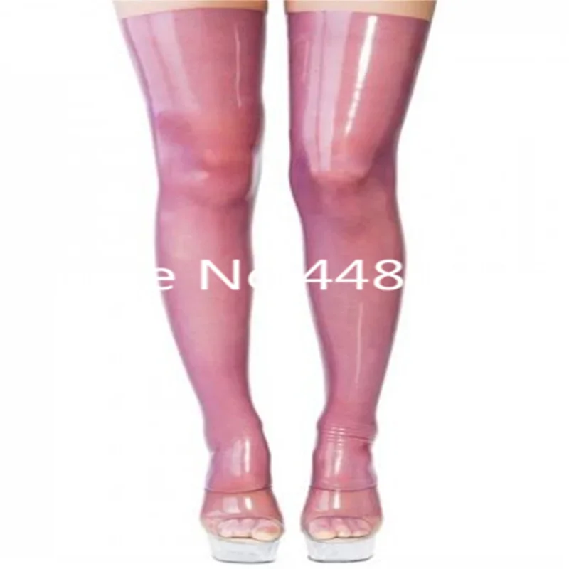 Latex Rubber Tights Stocking Long Socks for Women