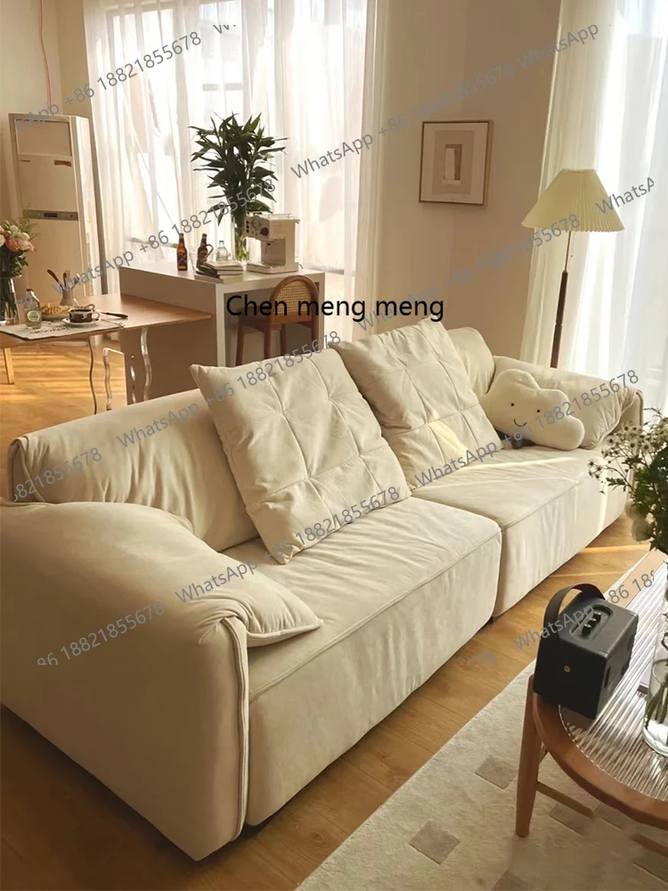 

Диван из матовой ткани с ушками слона, Интернет-магазин знаменитостей, итальянская средневековая маленькая квартира, прямой ряд