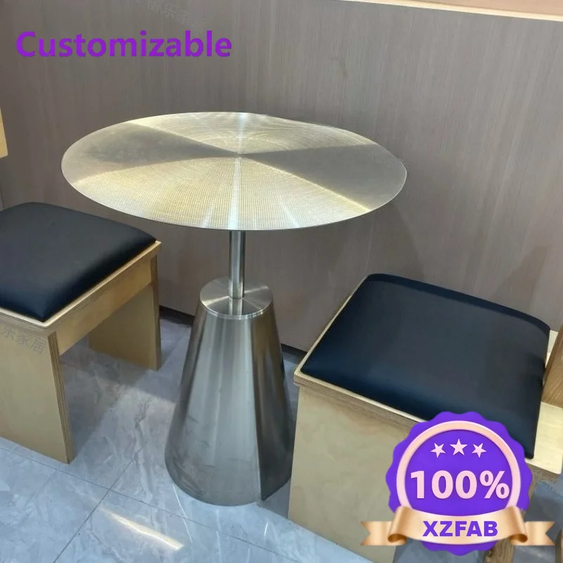 Factory Direct 2026 Desserts, Internet celebrities, coffee tables, cafes, snack bars, milk tea, stainless steel industrial store