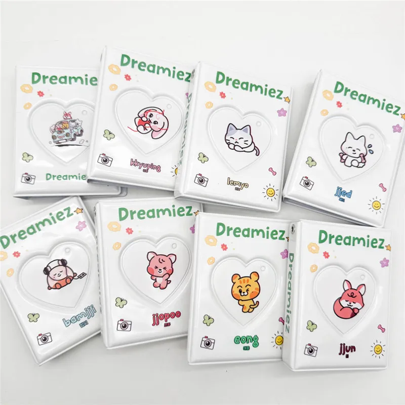

32 страницы, модный новый Kpop, корейский Dreamiez Lemyo, искусственный белый мультфильм, фанаты, фотографии, коллекция, дисплей 11*8,5*2,5 см