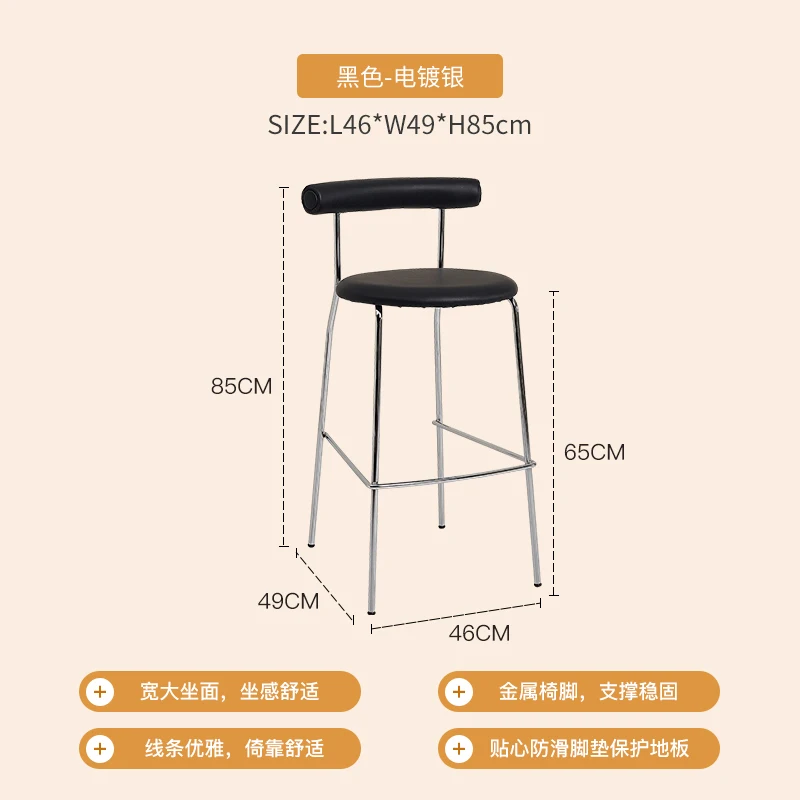 Рисунок 6 - Дизайнерские высокие кухонные стулья