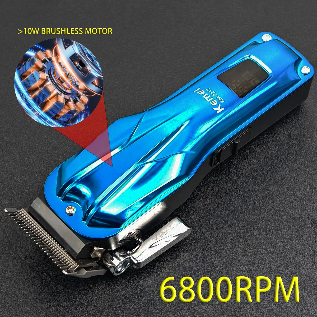 Professional Electric Hair Clipper Barber Brushless motor Quality Hair Trimmer Hair Cutting Machine Gradient Haircuts Tools