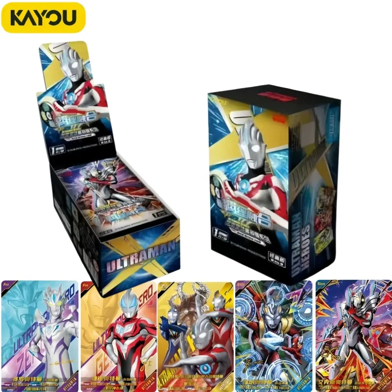

Коллекционная карточка KAYOU Genuine Ultraman Hero X Archive Classic Edition, 46-й выпуск, аниме-персонаж Тига, флеш-карта, игрушка, подарок