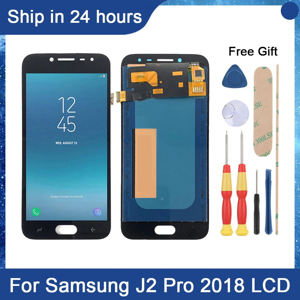 

AiNiCole 5.0'' For Samsung Galaxy J2 Pro 2018 LCD Display Touch Screen Digitizer Assembly J250 J250F/DS LCD Screen Replacement