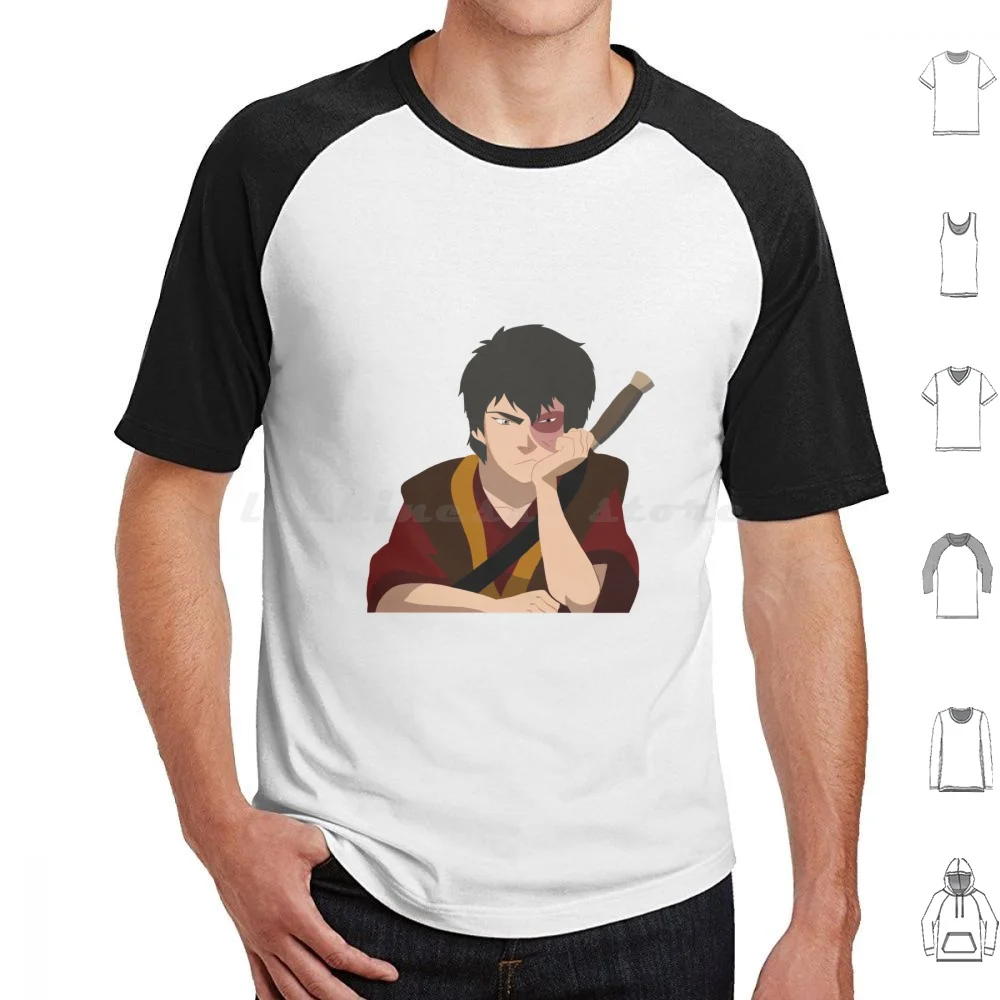 

Хлопковая футболка с принтом: Zuko/Prince/Zuko/Firelord/Atla