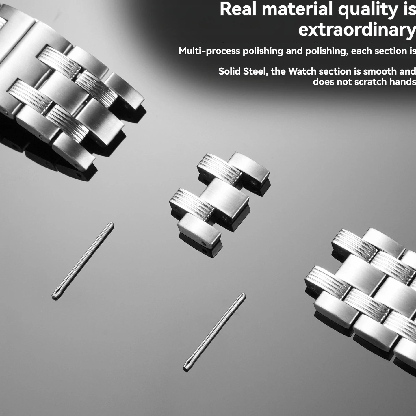 لتيسو T065 1853 T065430A 19 مللي متر سوار ساعة من الفولاذ المقاوم للصدأ حزام سوار-فضي/ذهبي استبدال المعادن الصلبة للرجال