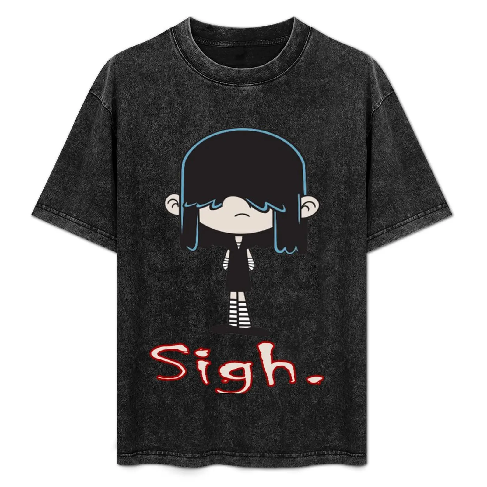 Loud House - Camiseta con estampado minimalista de Lucy Loud