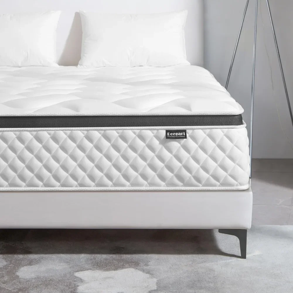 Queen-Size-Matratzen, 12 Zoll, Gel Memory Foam individuelle Taschen feder für Bewegungs isolierung, mittleres Gefühl, Matratzen